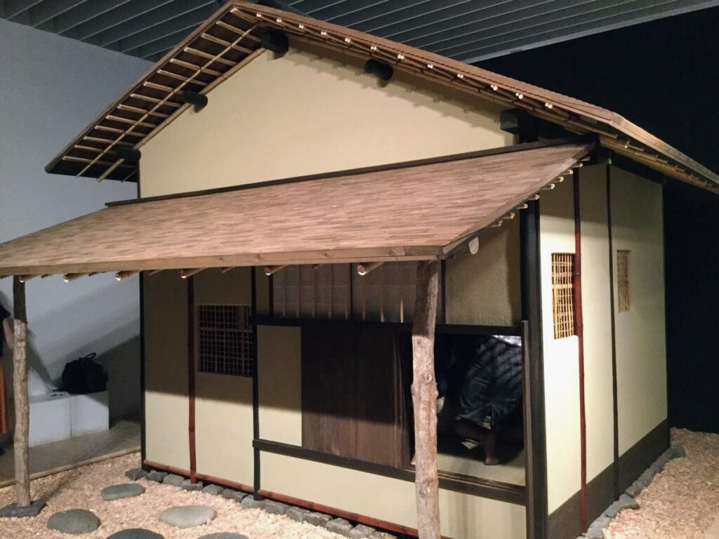 国宝茶室待庵の復元展示